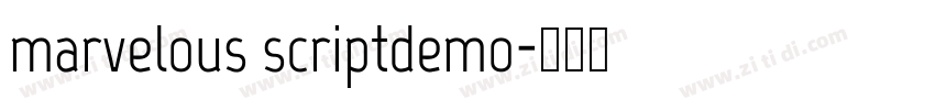 marvelous scriptdemo字体转换